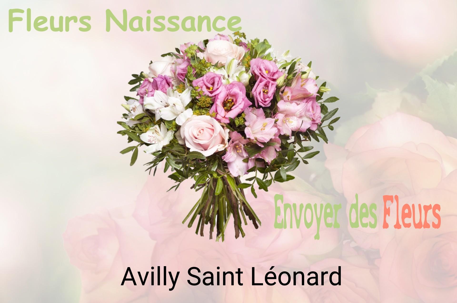 Bouquet de fleurs de naissance livré à Avilly-Saint-Léonard